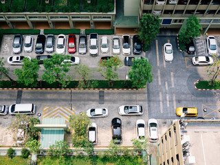 Parking at the condo, Top view