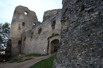 Fototapeta na wymiar Peréni gate in Lietava castle, Žilina district, Slovakia