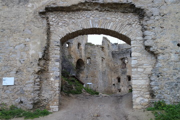 Peréni gate in Lietava castle, Žilina district, Slovakia