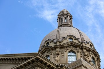 Fototapeta na wymiar Alberta Legislature Building in Edmonton, Canada. It is the meeting place of the Executive Council and the Legislative Assembly