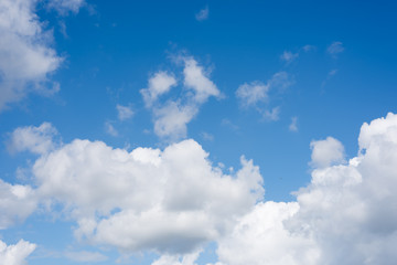 white clouds on sky