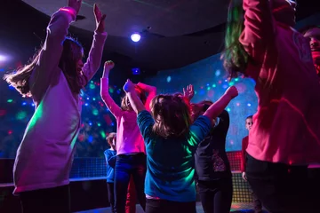 Fotobehang Kids neon disco party © .shock