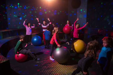 Kids neon disco party