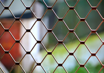 Fototapeta premium Metallic pattern design.