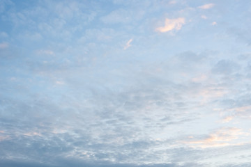 background of sunset clouds on heaven