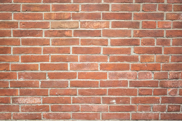 Obraz premium red brick wall background