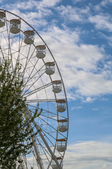 Large ferris wheel in Galway. Ireland