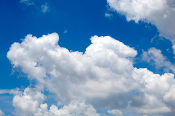 Naklejka na ściany i meble white cloud on blue sky ,nature sky