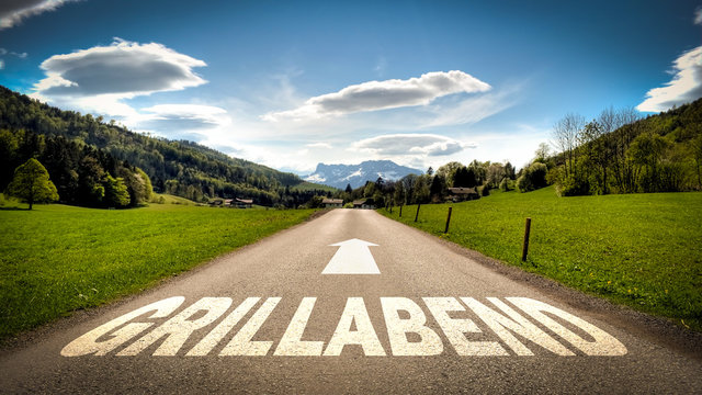 Schild 401 - Grillabend