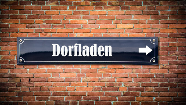 Schild 404 - Dorfladen