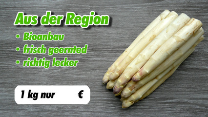 Aus der Region Spargel