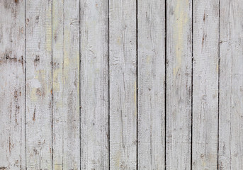 White Painted Old Weathered Wooden Planks