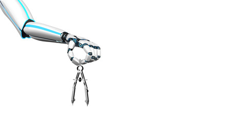 Humanoid Robot Hand Compass