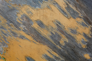 Old Weathered Yellowish Damaged Wood Texture 