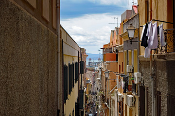 Sardinien Cagliari Altstadtgassen
