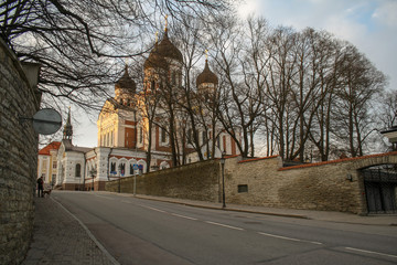 cathedral church Alexander Nevsky in Tallinn