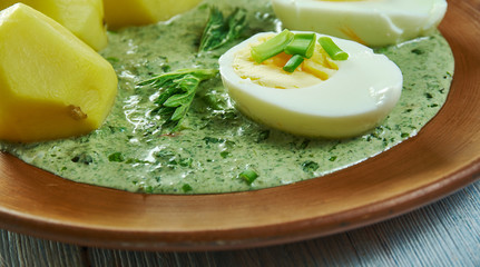 Frankfurter  Green sauce