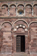 Fototapeta premium The exquisite church of Nostra Signora di Tergu, province of Sassari , Sardinia, Italy. One of the most outstanding examples of Romanesque architecture in the island