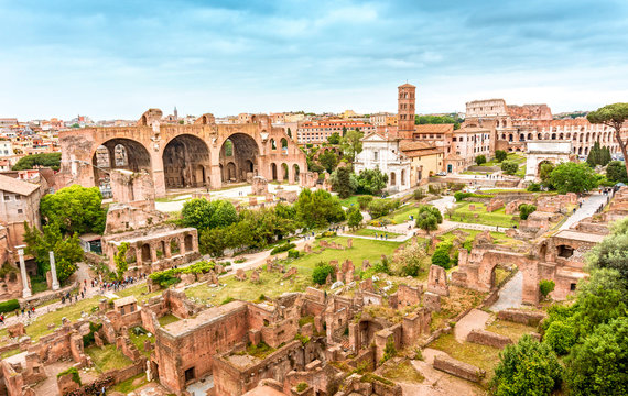 Forum Romanum in Rome, Italy