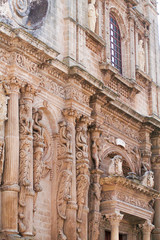 san domenico church in Nardò, Puglia, Italy