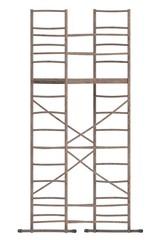 Realistic 3D Render of Metal Scaffolding