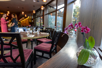 elegant table in a restaurant