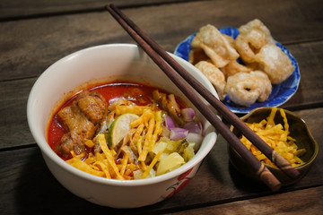 kao-soi recipe in north of Thailand.