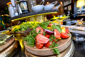 fresh vegetables at the market