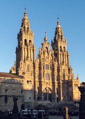 Fototapeta na wymiar Santiago de Compostela Cathedral