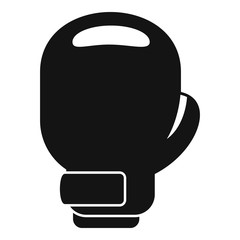Boxing glove icon. Simple illustration of boxing glove vector icon for web design isolated on white background