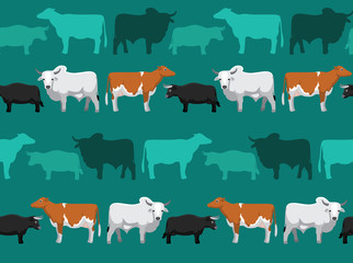 Cow Dexter Seamless Wallpaper