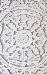 White wooden ornamental background