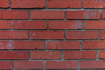 old red brick wall texture background