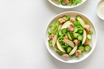 Tuna salad in bowl
