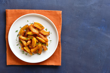 Oven baked pumpkin slices