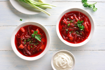  Beetroot soup, borscht