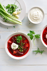  Beetroot soup, borscht