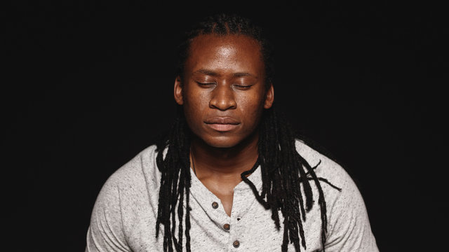 African man with dreadlocks