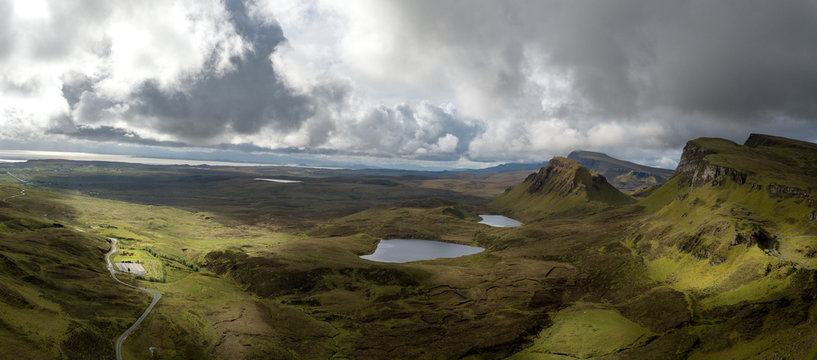 Isle of Skye Schottland aus der Luft
