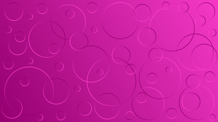 Light pink illustration, which consists of circles of different sizes. Gradient design for your product design: advertising, banners, posters,  etc... Illustration.
