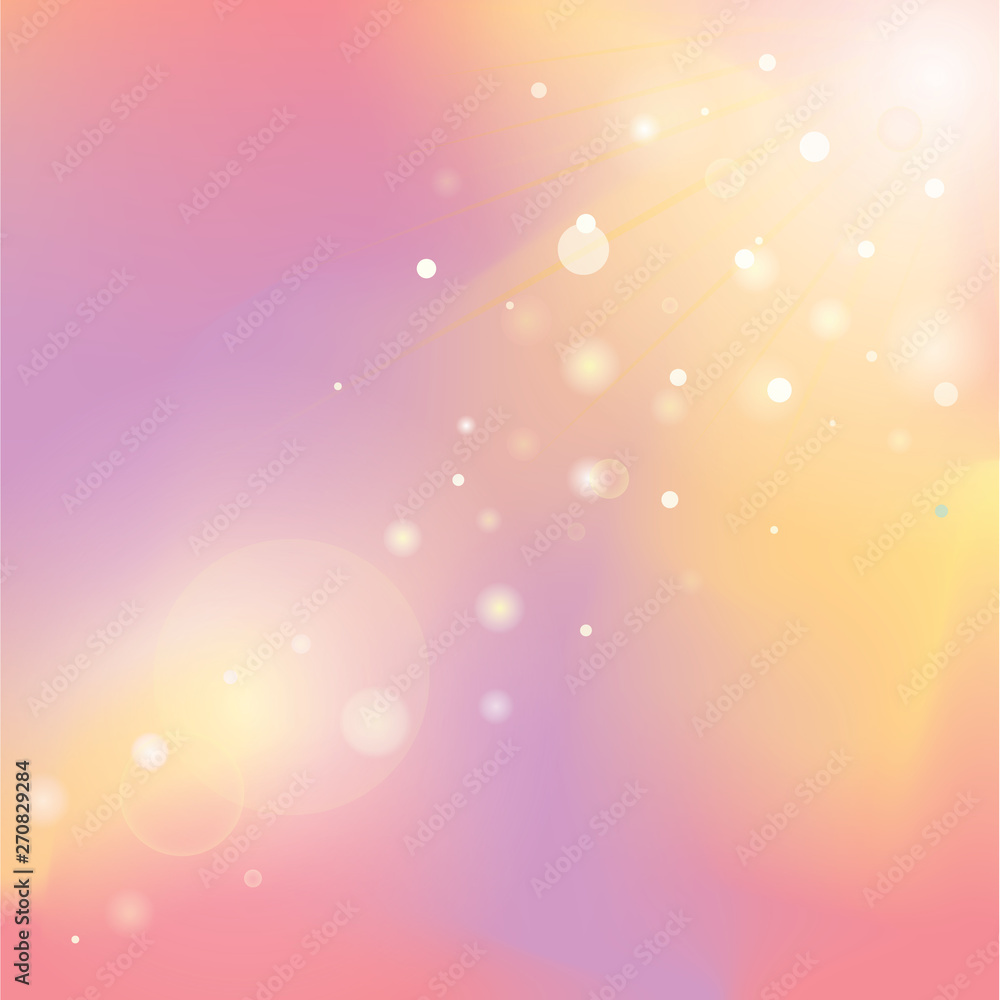 Aufkleber defocused rays lights bokeh abstract vector banner