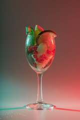 cocktails and soft drinks