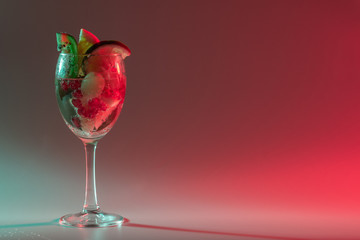 cocktails and soft drinks