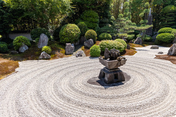 日本庭園と枯山水,回遊式庭園(京都)