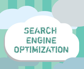 Word writing text Search Engine Optimization. Business concept for maximizing the number ofWebsite Visitors.