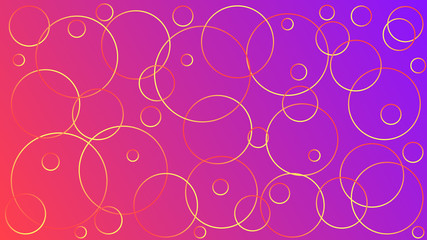 Light blue  illustration, which consists of circles of different sizes. Gradient design for your product design: advertising, banners, posters etc... Creative geometric background. Iluustration.