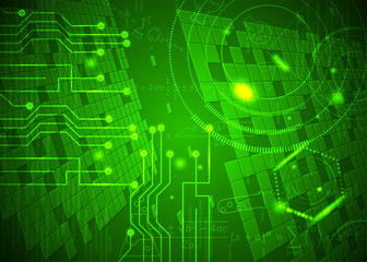 abstract background_27_of formulas, code, mathematical signs and boards, design concept of digital technology and science