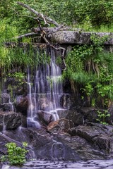 waterfall in forest