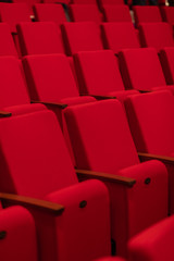 Obraz premium Sillas rojas de teatro / Cine 