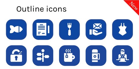 outline icon set